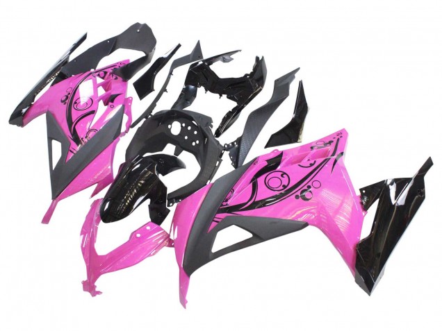 Carénages Moto Kawasaki EX300 2013-2017 - Rose Noir