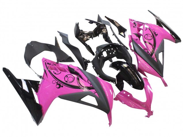 Carénages Moto Kawasaki EX300 2013-2017 - Rose Noir
