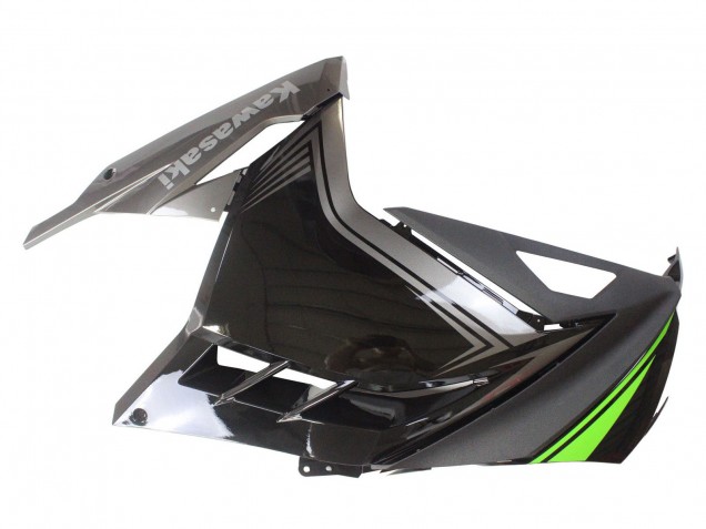 Carénages Moto Kawasaki EX300 2013-2017 - Noir Brillant Noir Mat Vert
