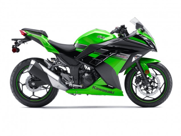 Carénage Moto Kawasaki EX300 2013-2017 - Vert Noir