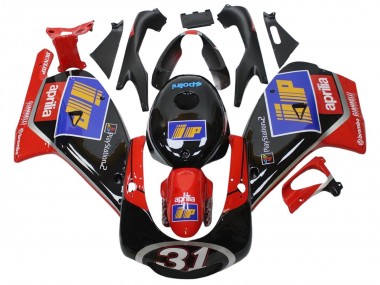 Meilleurs Carénages Moto Aprilia RS125 2000-2005 - Noir Rouge Bleu Argent 31