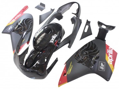Meilleurs Carénages Moto Aprilia RS125 2000-2005 - Noir Rouge Jaune