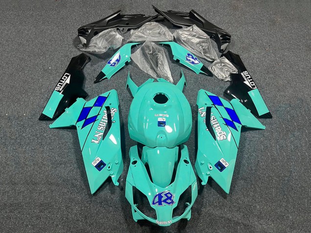 Carénages Moto Aprilia RS125 2006-2011 - Vert Menthe Spains No1 48
