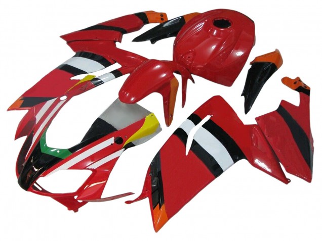 Carénages Moto Aprilia RS125 2006-2011 - Rouge Blanc Noir Jaune Vert