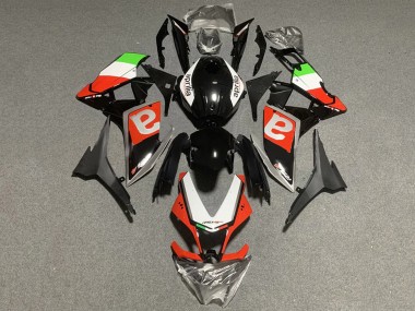 Meilleurs Carénages Moto Aprilia RS4 50 125 2012-2018 - Blanc Vert Rouge Noir Brillant