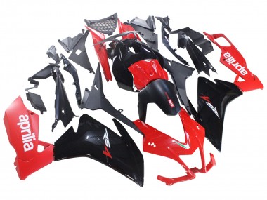 Meilleurs Carénages Moto Aprilia RS4 50 125 2012-2018 - Rouge Noir Brillant