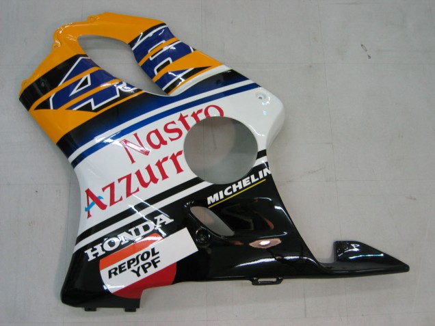 Carénages Moto Honda CBR600 F4i 2004-2007 - Jaune Bleu Blanc Noir Nastro Azzurro