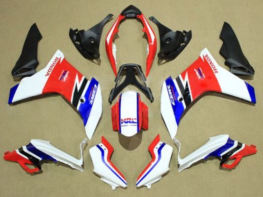 Meilleurs Carénages Moto Honda CBR600F 2011-2013 - Blanc Rouge Bleu