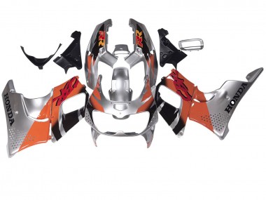 Meilleurs Carénages Moto Honda CBR900RR 893 1994-1995 - Argent Orange Noir Brillant