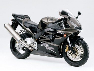 Meilleurs Carénages Moto Honda CBR900RR 919 1998-1999 - Noir Brillant Blanc Décalque