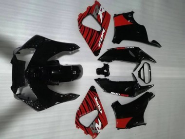 Meilleurs Carénages Moto Honda CBR900RR 919 1998-1999 - Rouge Noir Brillant