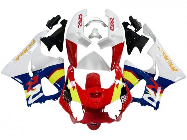 Meilleurs Carénages Moto Honda CBR900RR 919 1998-1999 - Blanc Rouge Jaune Bleu