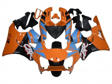 Meilleurs Carénages Moto Honda CBR900RR 919 1998-1999 - Orange Bleu Noir Mat