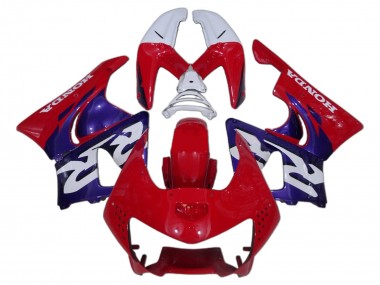Meilleurs Carénage Moto Honda CBR900RR 919 1998-1999 - Blanc Rouge Bleu