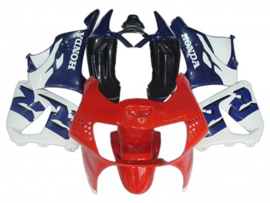 Meilleurs Carénages Moto Honda CBR900RR 919 1998-1999 - Blanc Rouge Bleu