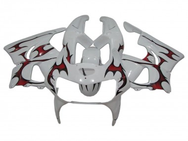 Meilleurs Carénages Moto Honda CBR900RR 919 1998-1999 - Blanc Rouge