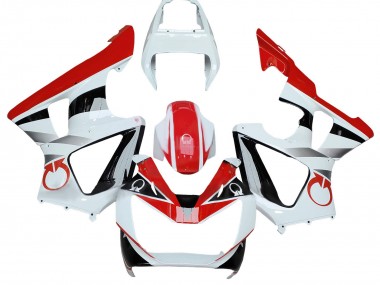 Meilleurs Carénages Moto Honda CBR900RR 929 2000-2001 - Blanc Rouge Noir