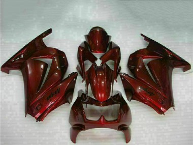 Meilleurs Carénages Moto Kawasaki EX250 2008-2012 - Rouge Marron