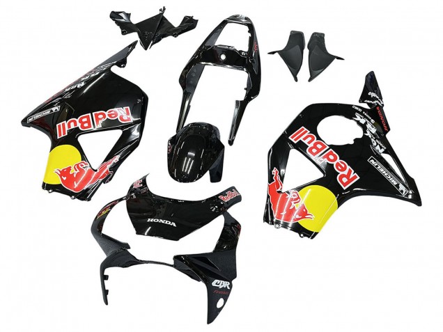 Carénages Moto Honda CBR900RR 954 2002-2003 - Noir Brillant Jaune Red Bull Michelin