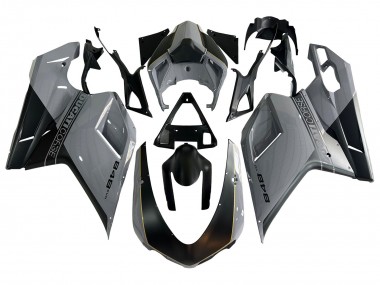 Meilleurs Carénages Moto Ducati 848 2007-2014 - Argent Or Noir Mat