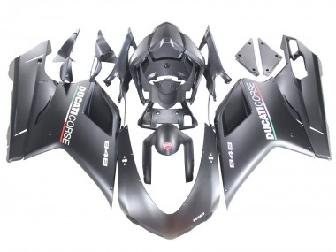 Meilleurs Carénages Moto Ducati 848 2007-2014 - Gris Mat