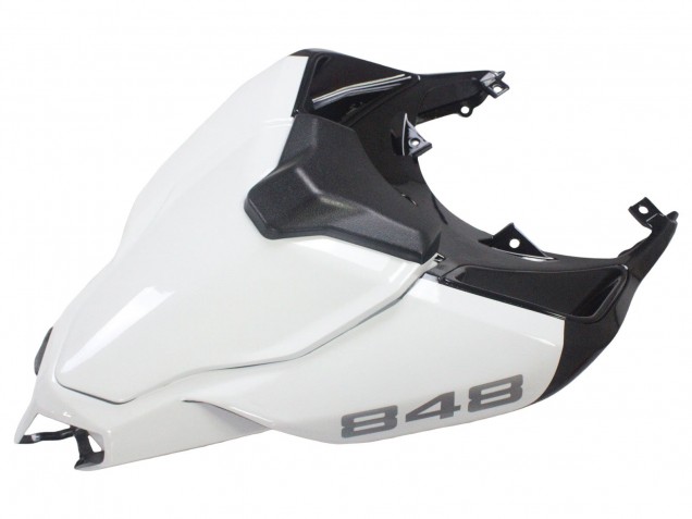Carénages Moto Ducati 848/1098/1198 2007-2014 - Blanc Noir Brillant Corse
