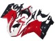 Carénages Moto Ducati 1098 2007-2014 - Blanc Rouge Noir Brillant