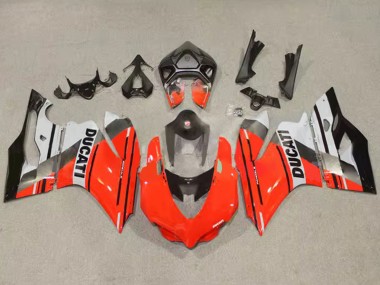 Meilleurs Carénages Moto Ducati Panigale 899/1199 2011-2014 - Rouge Gris Noir