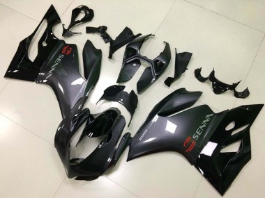Meilleurs Carénages Moto Ducati Panigale 1199 2011-2014 - Noir Brillant