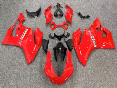 Meilleurs Kits Carénage Moto ABS Ducati 1199 2011-2014 - Rouge