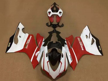 Meilleurs Carénages Moto Ducati Panigale 899 2011-2014 - Blanc Rouge Noir