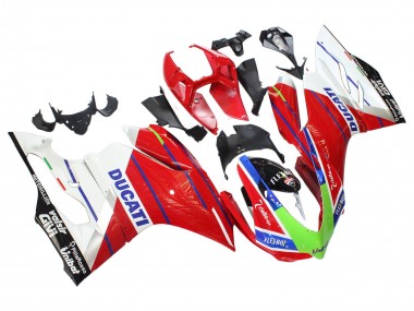Meilleurs Carénages Moto Ducati Panigale 899/1199 2011-2014 - Blanc Rouge Vert Bleu Noir Brillant Flex-Box
