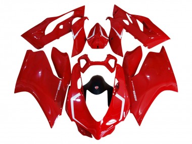 Meilleurs Kits Carénage Moto Ducati 1199 2011-2014 - Rouge