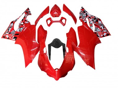 Meilleurs Carénage Moto Ducati Panigale 899/1199 2011-2014 - Rouge Gris Noir
