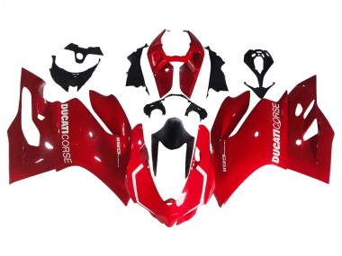 Meilleurs Carénage Moto Ducati 1199 2011-2014 - Rouge