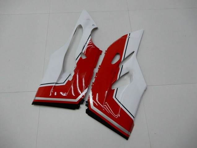 Carénages Moto Ducati 1199 2011-2014 - Blanc Rouge Noir Mat