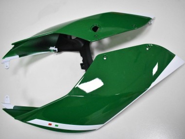 Meilleurs Carénages Moto Ducati Panigale 899 2011-2014 - Blanc Rouge Vert Foncé
