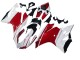 Carénages Moto Ducati 1199 2011-2014 - Blanc Rouge Noir Brillant