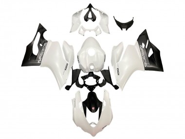 Meilleurs Carénages Moto Ducati Panigale 899/1199 2011-2014 - Blanc Noir