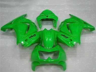Meilleurs Carénages Moto Kawasaki EX250 2008-2012 - Vert