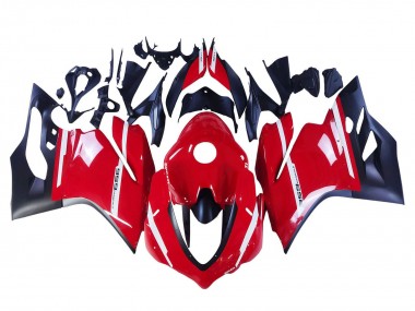 Meilleurs Carénages Moto Ducati 959 2015-2020 - Rouge Noir Mat