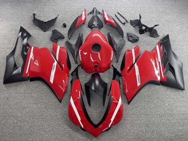 Meilleurs Carénages Moto Ducati 959 2015-2020 - Rouge Noir Mat