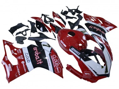 Meilleurs Carénages Moto Ducati 959/1299 2015-2020 - Blanc Rouge Noir Aruba 7