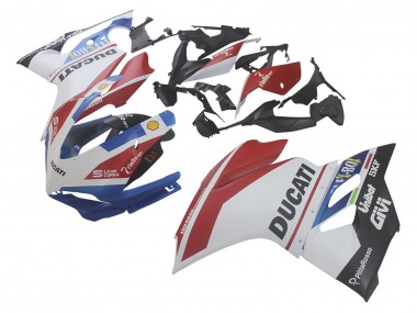 Meilleurs Carénages Moto Ducati 1299 2015-2020 - Blanc Rouge Bleu Noir Mat Unibat Flex-Box