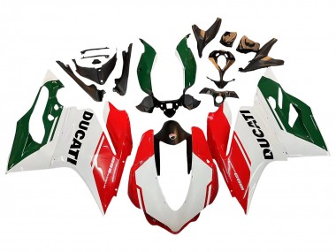 Meilleurs Carénages Moto Ducati 1299 2015-2020 - Blanc Rouge Vert Noir Mat