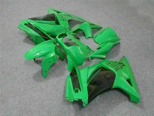 Carénages Moto Kawasaki EX250 2008-2012 - Vert Noir