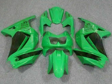 Meilleurs Carénages Moto Kawasaki EX250 2008-2012 - Vert Noir