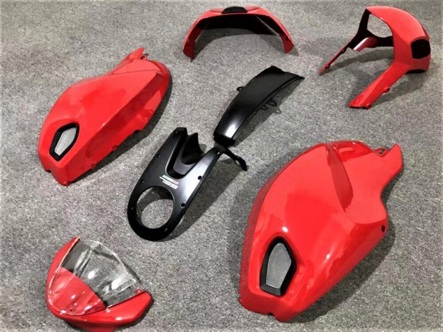 Carénages Moto Ducati Monster 696 796 1100 1100S 2008-2012 - Rouge