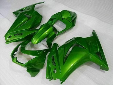 Meilleurs Carénages Moto Kawasaki EX250 2008-2012 - Vert Ninja