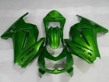 Meilleurs Carénages Moto Kawasaki EX250 2008-2012 - Vert Ninja